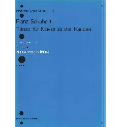 ベーレンライター４６　 シューベルト　４手のためのピアノ舞曲集