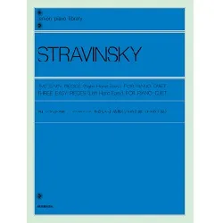 ストラヴィンスキー　ピアノ連弾のためのやさしい小品集 STRAVINSKY
