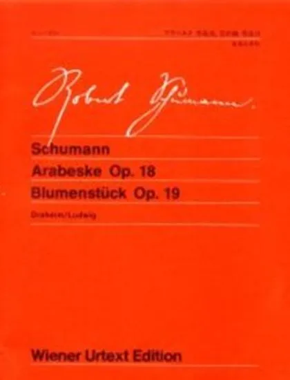 ウィーン原典版０５９　シューマン　アラベスク　作品１８，花の曲　作品１９