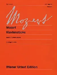 ウィーン原典版２２９ｂ　モーツァルト　ピアノ曲集２　初期の作品　新訂版
