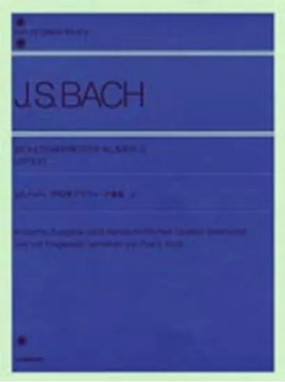 バッハ　平均律クラヴィーア曲集　２（クロール編） J.S.BACH