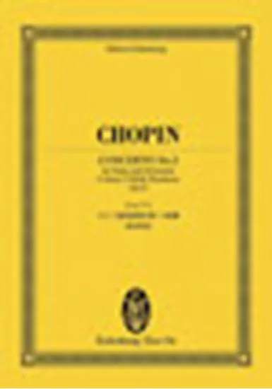 オイレンブルクスコア　ショパン：ピアノ協奏曲第２番　へ短調　作品２１