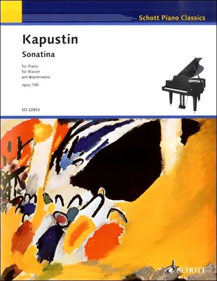 ED22853輸入ニコライ・カプースチン　ソナチネ　ピアノのためのOP.100