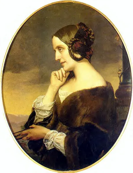 アンリ・レーマンによるマリー・ダグー夫人の肖像1843年