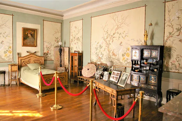 オーロールが寝室として使っていたシノワズリ