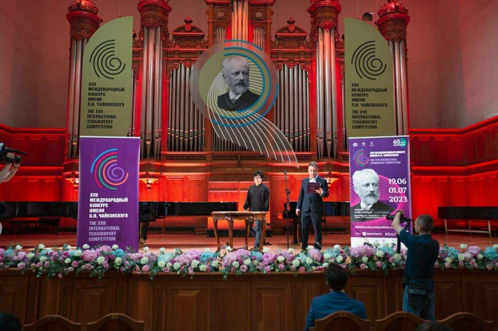 2023年第17回チャイコフスキー国際コンクールでの黒岩さん。セミファイナリストとなり、特別賞を受賞①