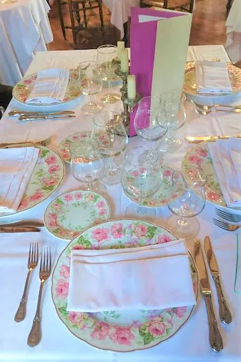 愛らしいテーブル・セッティング