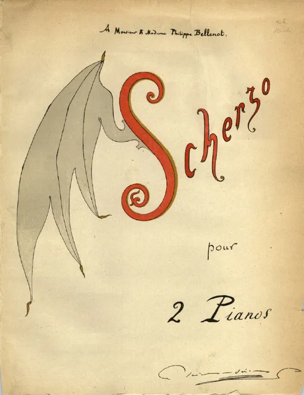 《スケルツォ》楽譜表紙