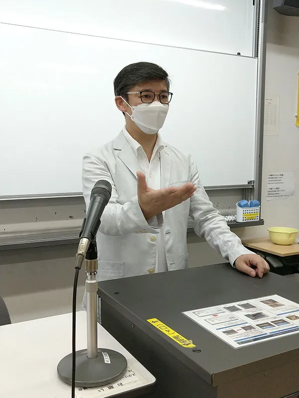 3年前の大学での授業風景