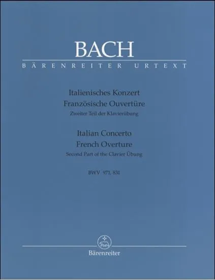 GYP00079428　バッハ　イタリア協奏曲 ヘ長調 BWV 971、フランス風序曲 ロ短調 BWV 831