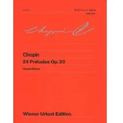 ウィーン原典版００５　ショパン　２４のプレリュード　作品２８