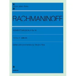 全音ピアノライブラリー　ラフマニノフ　楽興の時