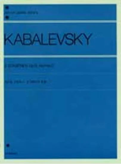 カバレフスキー　２つのソナチネ 作品１３ 第１・第２番