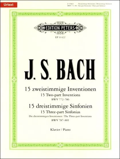 GYP00116030　バッハ　インヴェンションとシンフォニア(二声と三声のインヴェンション) BWV 772-801/原典版/バルテルス編