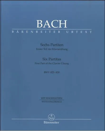 GYP00051564　バッハ／パルティータ全曲 BWV 825-830 (運指付)