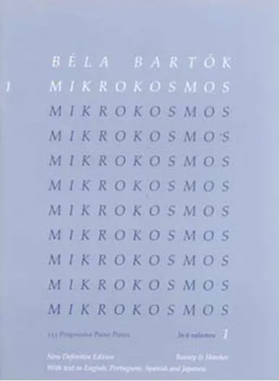 バルトーク : ミクロコスモス 第1巻(日本語付)