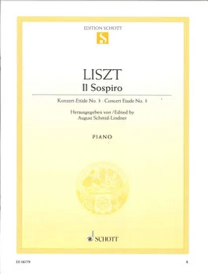リスト : 3つの演奏会用練習曲集より ためいき