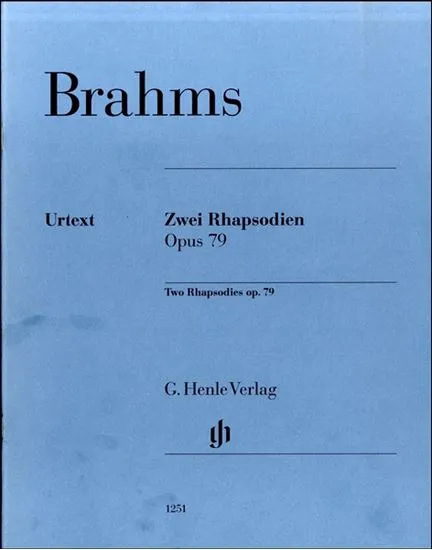 （１２５１）ブラームス　２つのラプソディOP.79/原典版/ﾎﾞｲﾄﾞ