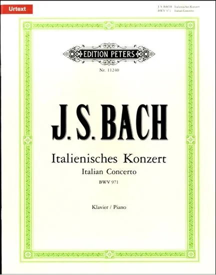 GYP00058027バッハ　イタリア協奏曲　ヘ長調BWV971