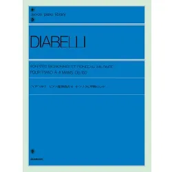 ディアベルリ　ピアノ連弾曲集４　小ソナタと軍隊ロンド　作品150