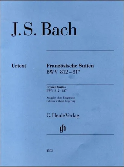 GYP00125999バッハ　フランス組曲全曲BWV 812-817原典版／運指なし