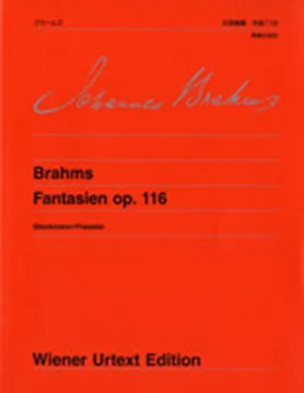 ウィーン原典版７２　ブラームス／幻想曲集　作品１１６