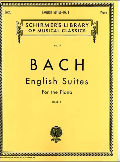 GYP00038656 バッハ　イギリス組曲　第１巻 BWV 806-808/ﾂｪﾙﾆｰ編